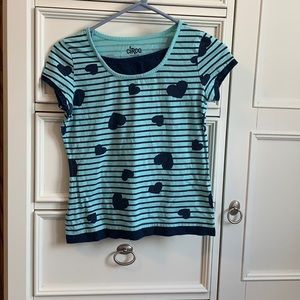 Large (10/12) girls shirt sleeve tee circo